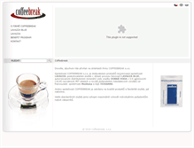 Tablet Screenshot of coffee-break.cz